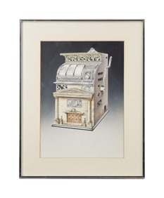 Playboy | Alex Ebel Slot Machine Painting