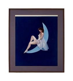 Playboy | Bill Arsenault December 1973 Playboy Magazine Cover Art Print