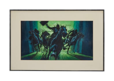 Playboy | Bill Utterback Apocalypse Horseman Drawing