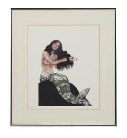 Playboy | Brad Holland Mermaid Drawing