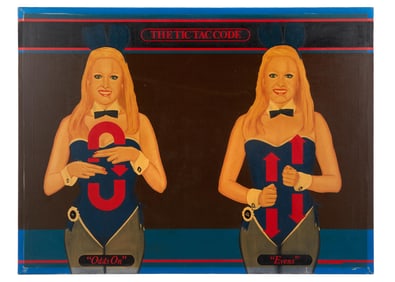 Playboy | David Wedgbury Tic-Tac Code Painting
