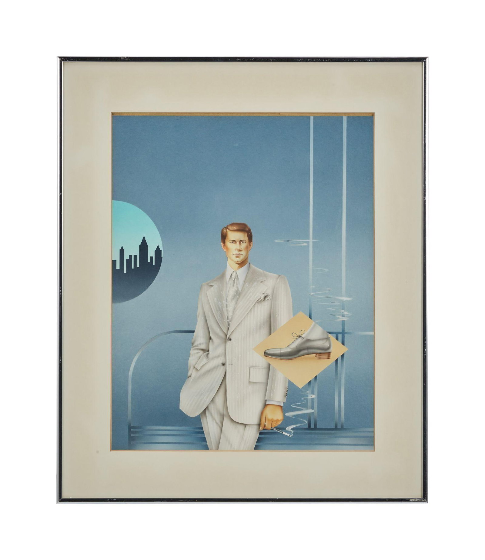 Playboy | Dickran Palulian Spring Tone Up Drawing: Dickran Palulian (American., B. 1938) watercolor and gouache on board fashion illustration. This artwork appeared on page 131 of the March 1976 issue of Playboy Magazine, illustrating the article by R