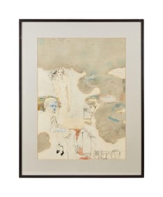 Playboy | Doug Bergstreser Three Figures Mixed Media Drawing