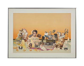Playboy | Doug Johnson Stereo Equipment Drawing