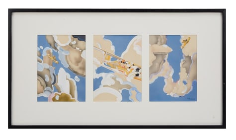 Playboy | Doug Johnson Three Part Drawing