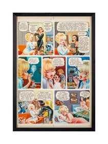 Playboy | Elder and Kurtzman October 1962 "Little Annie Fanny Comic Strip" Illustration