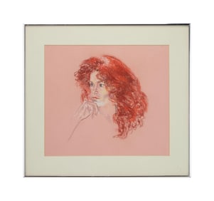 Playboy | Elizabeth Bennett "Saint Jane and the Hollywood Dragon" Jane Fonda Drawing