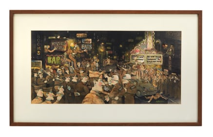 Playboy | George Kibbee Cityscape Drawing