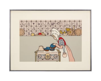 Playboy | John Craig "Oui Magazine" Celluloid Drawing