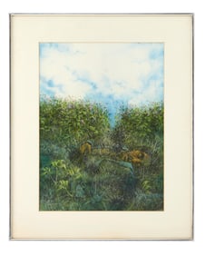 Playboy | Kunio Hagio Man in a Field Drawing