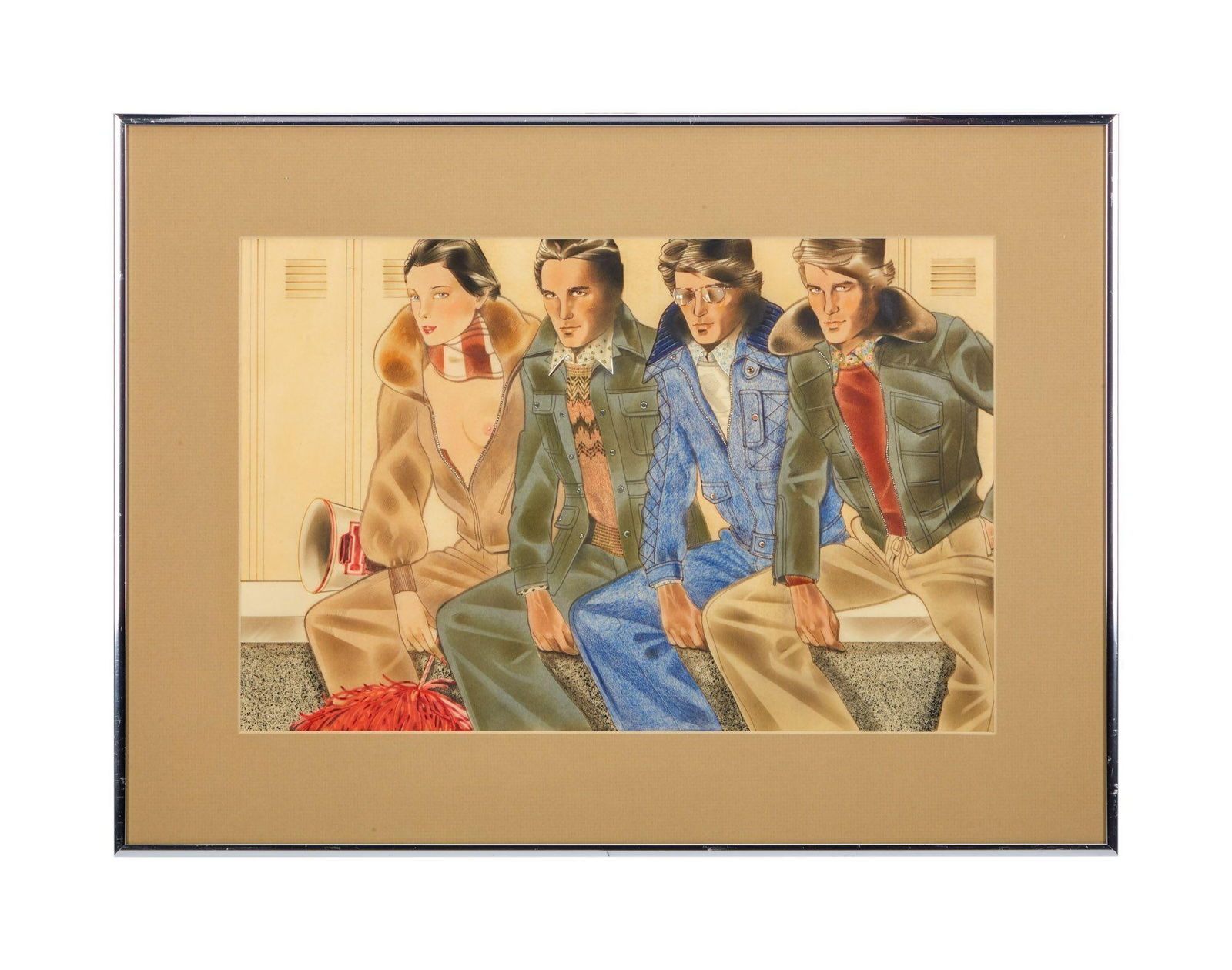 Playboy | Laslo Campus 1975 Drawing (1 of 1)