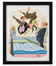 Playboy | Leo "Dink" Siegel Mattress Jumping Drawing