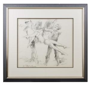 Playboy | LeRoy Neiman Navy French Riviera Drawing