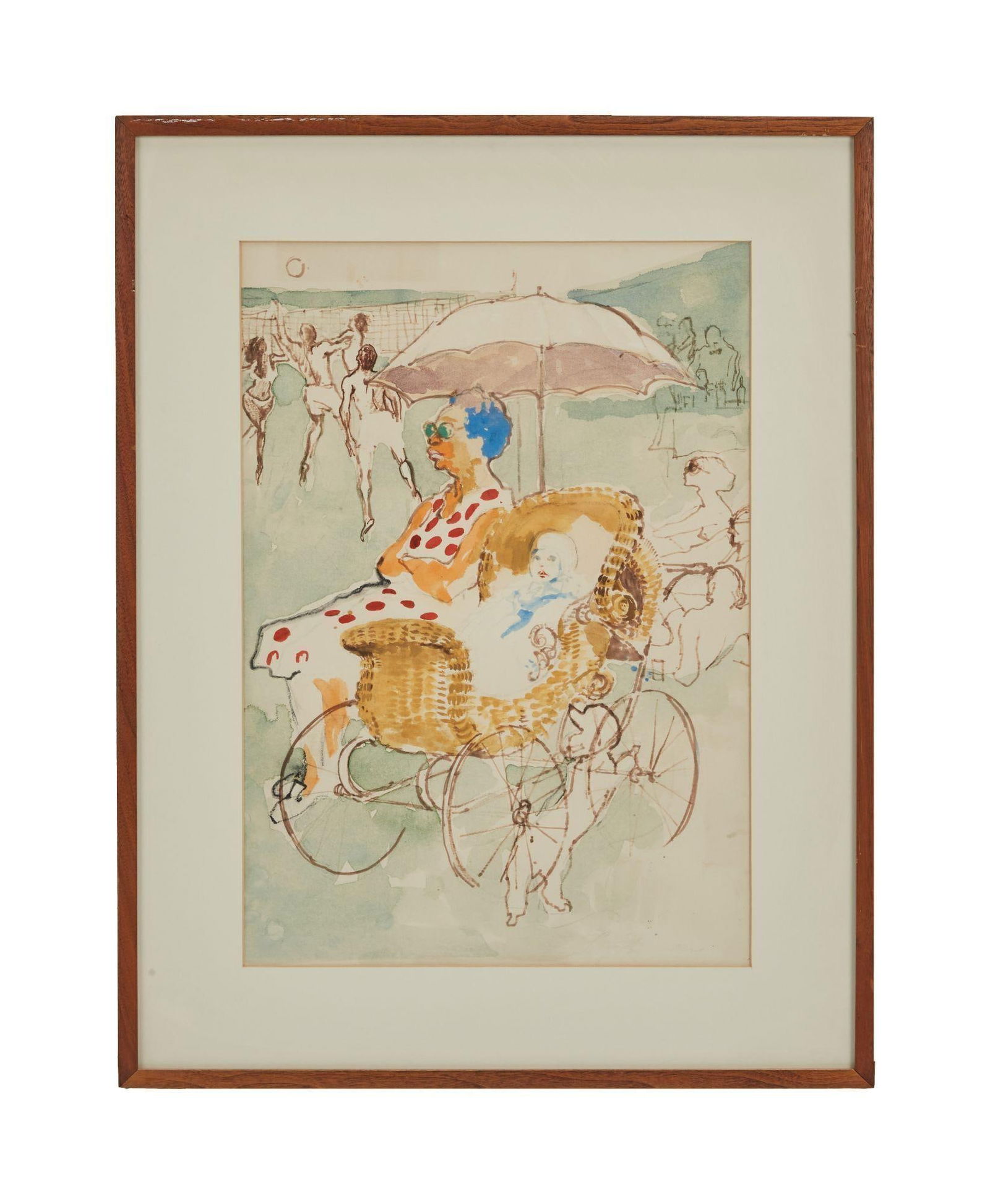 Playboy | LeRoy Neiman Baby in a Stroller Drawing (1 of 3)