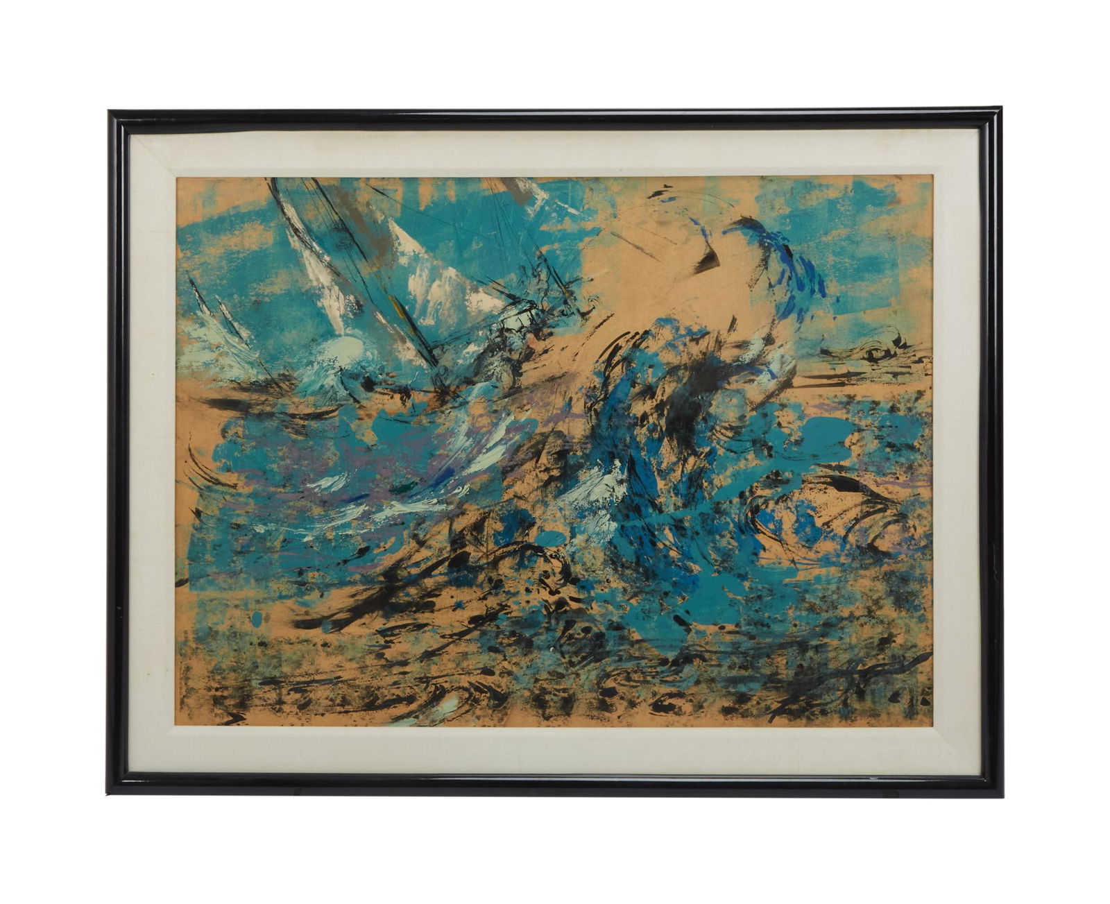 Playboy | LeRoy Neiman Seascape Drawing (1 of 2)