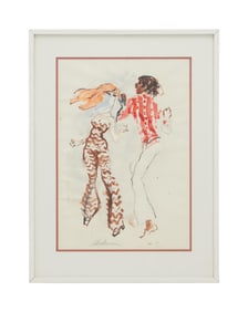 Playboy | LeRoy Neiman Discotheques Drawing