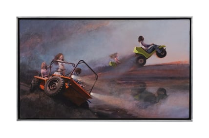 Playboy | Martin Hoffman Dune Buggies Painting