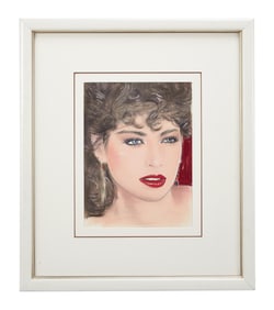 Playboy | Pater Sato Female Figure Pastel Drawing
