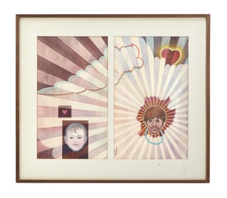 Playboy | Paul Davis Sun Rays Drawing
