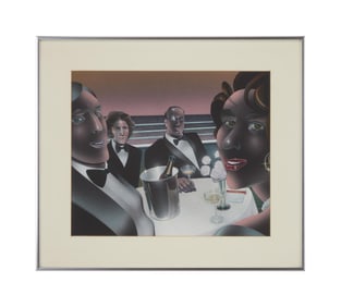Playboy | Peter Lloyd Oui Champagne Drawing