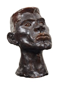 Playboy | R. Mackey Bronze Painted Terra Cotta Sculpture