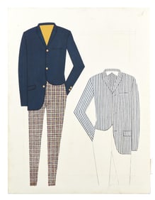 Playboy | Robert Brunton 1959 and 1964 Suits Drawings (2)