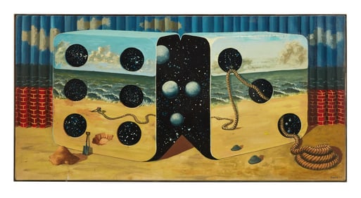 Playboy | Robin Beers Split Domino Painting