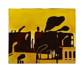 Playboy | Roy Schnackenberg Streetscape Painting