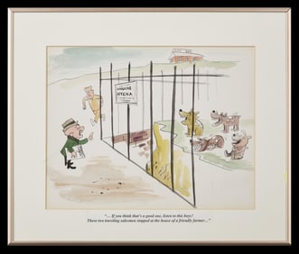 Playboy | Mr. Magoo Watercolor and Gouache Cartoon Illustration