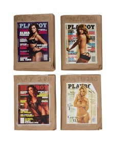 Playboy | Four Original Playboy Magazine Issue Mock-Ups (aka Brown Books)