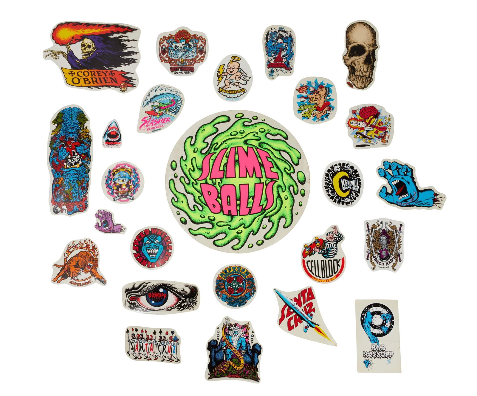 Santa Cruz | Vintage Stickers (1 of 2)