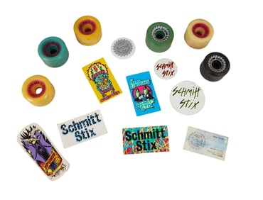 Schmitt Stix | Vintage Skateboard Wheels, Stickers, and Baseball Cap