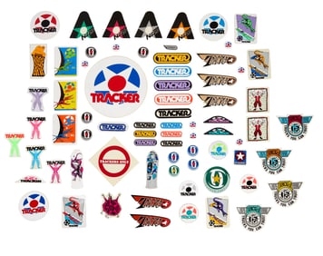 Tracker Trucks | Vintage Sweatshirt, Sweatpants, and Stickers