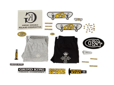Grind King Trucks | Vintage Sweatpants and Stickers