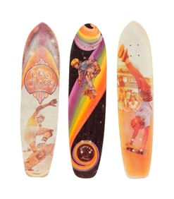 Vintage Fiberglass Skateboard Decks