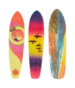 Vintage Fiberglass Skateboard Decks