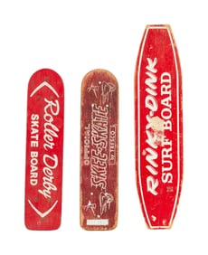 Vintage Steel-Wheeled Skateboards (3)