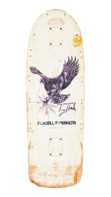 Tony Hawk | Ridden 1982 Powell-Peralta Signature Pro Model Skateboard Deck - First Pro Model Hawk