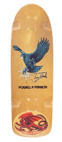 Tony Hawk | 1982 Powell-Peralta Stained Finish "House Fire Survived" Pro Model Skateboard Deck