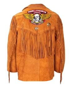 Tony Hawk | Bones Brigade Team-Issued Leather Jacket with Fringe
