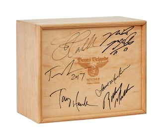 Tony Hawk | and Bones Brigade Signed Nixon Boxed Watch Set