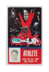 Tony Hawk | 1997 X Games Athlete Credential Pass