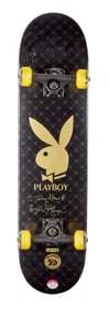 Tony Hawk | Hugh Hefner Signed and Gifted Limited-Edition Playboy Magazine Skateboard