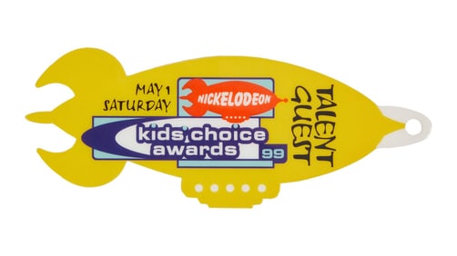 Tony Hawk | 1999 Nickelodeon Kids' Choice Awards Talent / Guest Pass