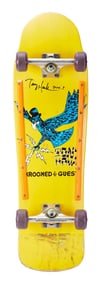 Tony Hawk | Ridden, Signed, and 2014 Video-Used Mark Gonzales Limited-Edition Krooked Skateboard