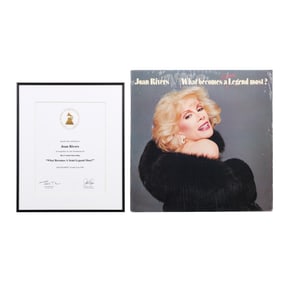 Joan Rivers | GRAMMY Nomination Certificate with Record Album