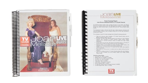 Joan Rivers |  "Joan & Melissa Live" Wrap-Up Report