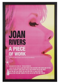 Joan Rivers | "A Piece of Work" Framed Sundance Poster