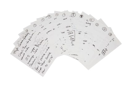Joan Rivers | Handwritten Success Lecture Notes