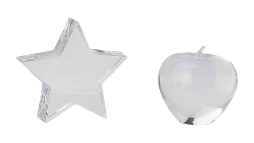 Joan Rivers | Tiffany & Co. Paperweights, One Personalized